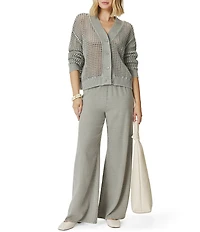 Splendid Camellia V-Neck Long Sleeve Cardigan