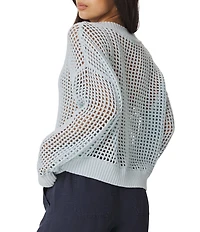 Splendid Camellia V-Neck Long Sleeve Cardigan