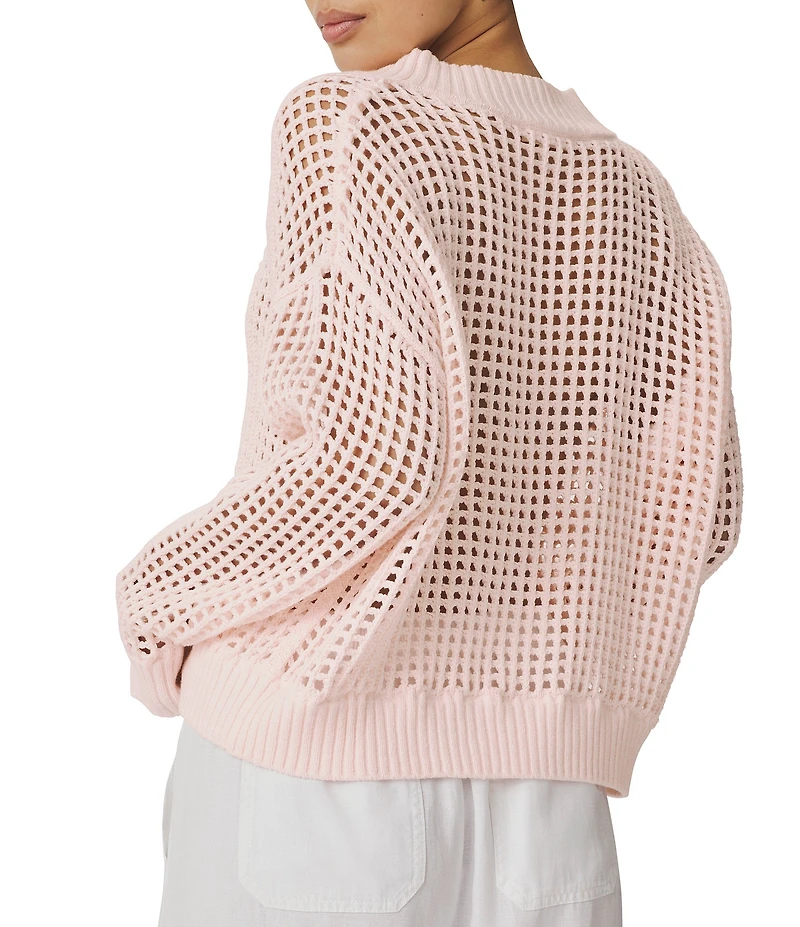 Splendid Camellia V-Neck Long Sleeve Cardigan