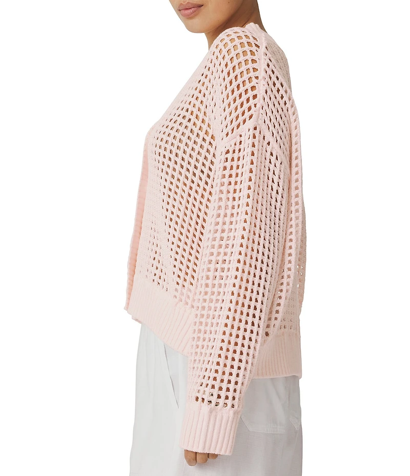 Splendid Camellia V-Neck Long Sleeve Cardigan