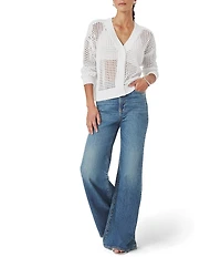 Splendid Cameron V-Neck Long Sleeve Button Front Cardigan