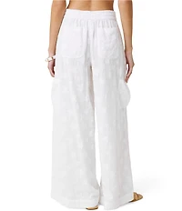 Splendid Caprice Star Drawstring Elastic Waist Wide Leg Pants