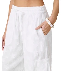 Splendid Caprice Star Drawstring Elastic Waist Wide Leg Pants