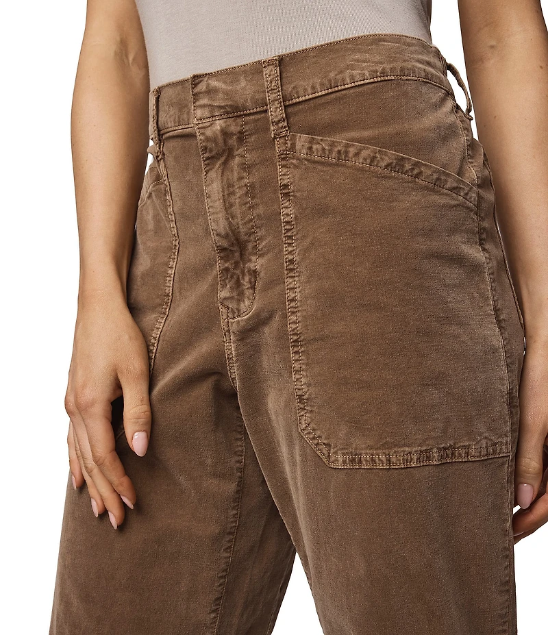 Splendid Carissa Corduroy High Rise Straight Leg Ankle Pants