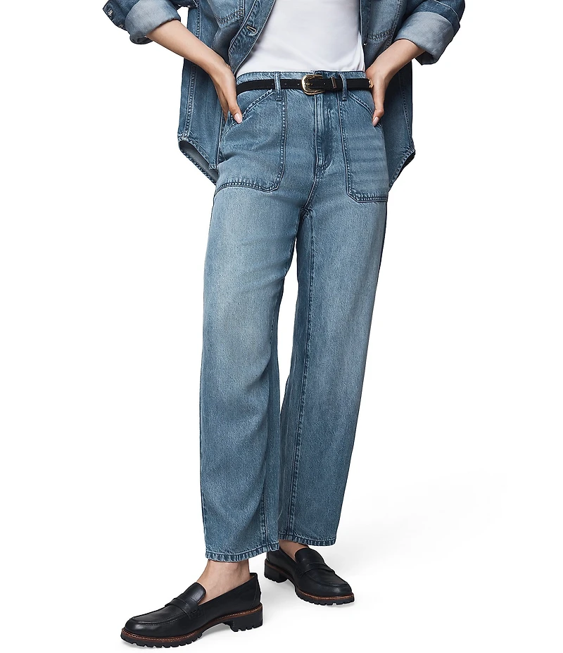 Splendid Carissa Indigo Mid Rise Straight Leg Ankle Jeans