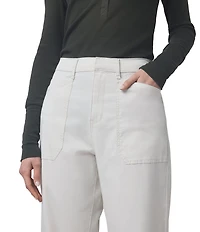 Splendid Carissa Mid Rise Straight Leg Ankle Pants