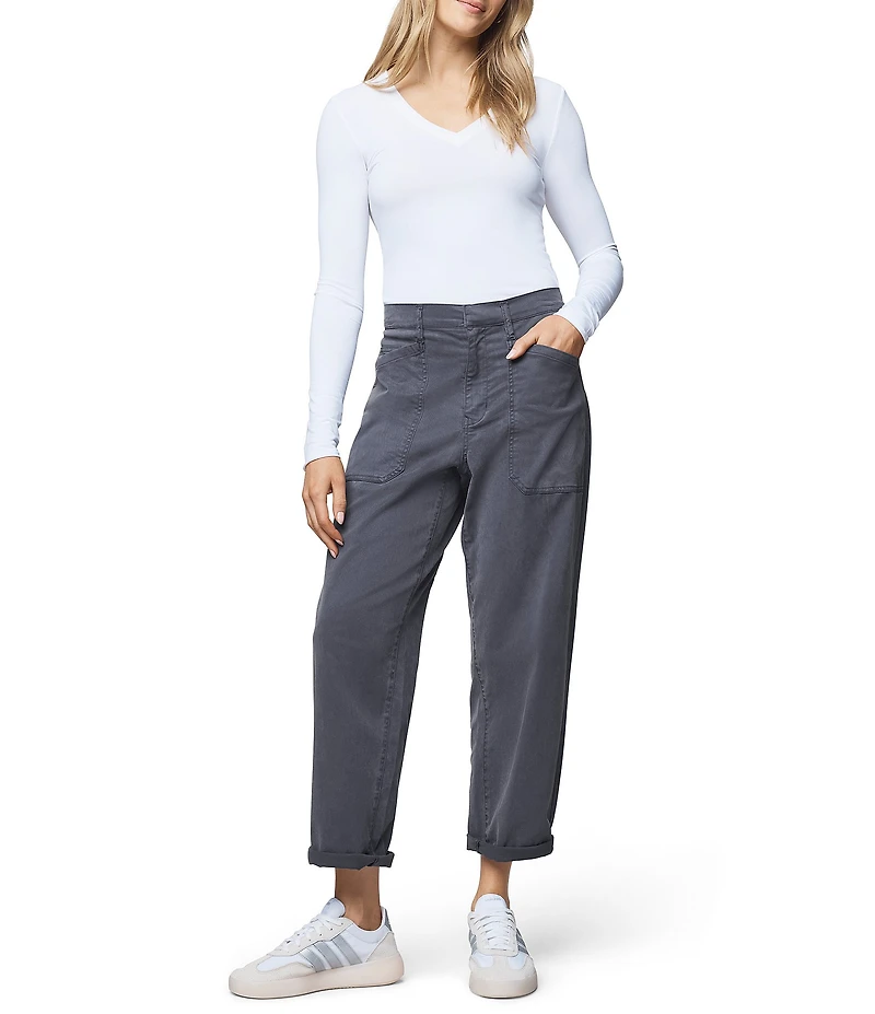 Splendid Carissa Mid Rise Straight Leg Ankle Pants