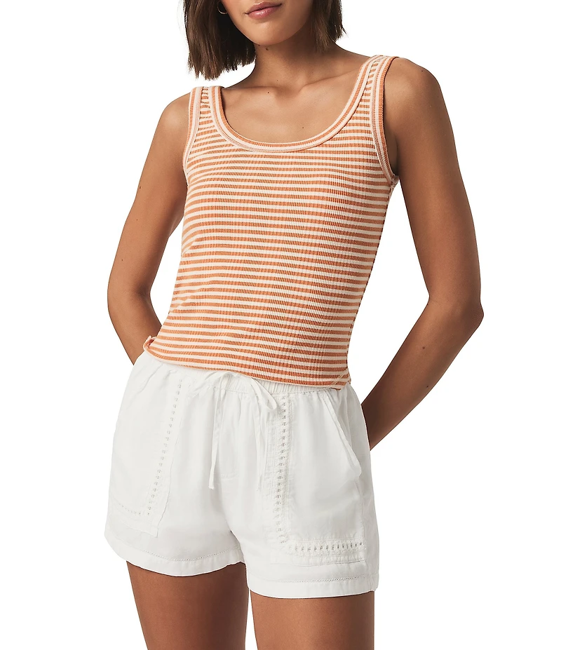 Campside Crochet Mid Rise Lounge Shorts