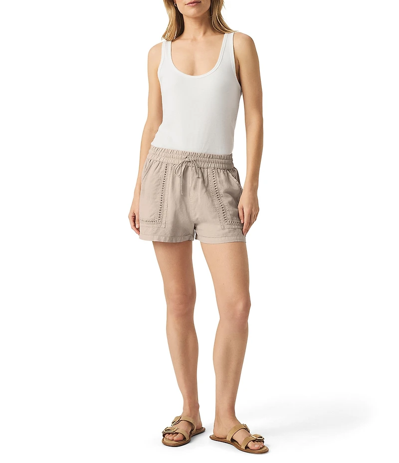 Campside Crochet Mid Rise Lounge Shorts