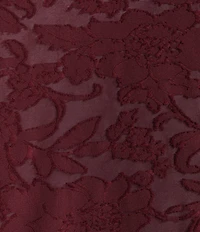 Splendid Cecelia Floral Burnout Crew Neck Long Sleeve Tee