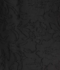 Splendid Cecelia Knit Floral Round Neck Long Sleeve Bodycon Maxi Dress