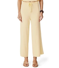 Splendid Christa Coordinating Knit Drawstring Cropped Pants