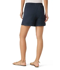 Splendid Coastal Linen Blend Knit Mid Rise Lounge Shorts