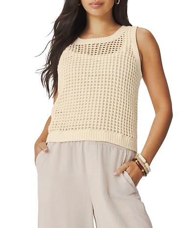 Splendid Cotton Blend Camellia Sweater Tank