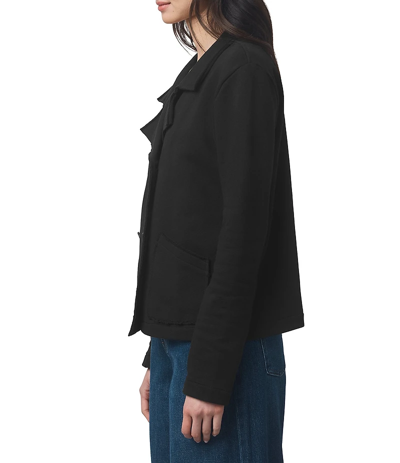 Splendid Diana French Terry Notch Collar Long Sleeve Blazer