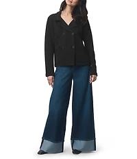 Splendid Diana French Terry Notch Collar Long Sleeve Blazer