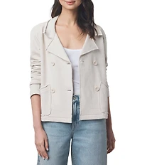 Splendid Diana French Terry Notch Collar Long Sleeve Blazer