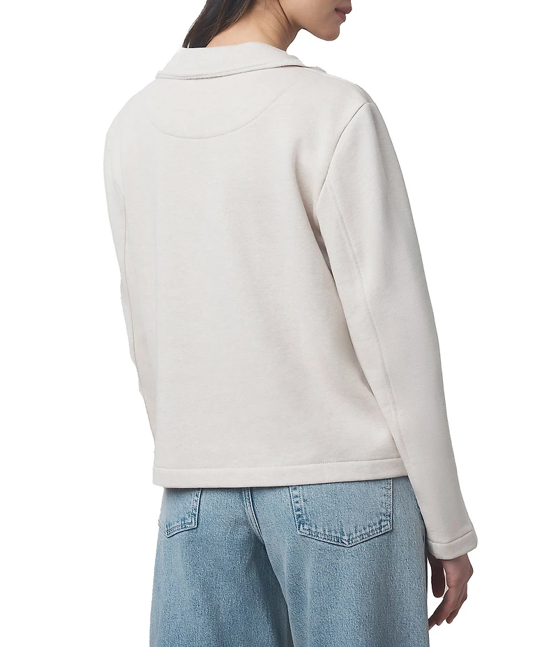 Splendid Diana French Terry Notch Collar Long Sleeve Blazer