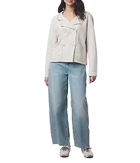 Splendid Diana French Terry Notch Collar Long Sleeve Blazer