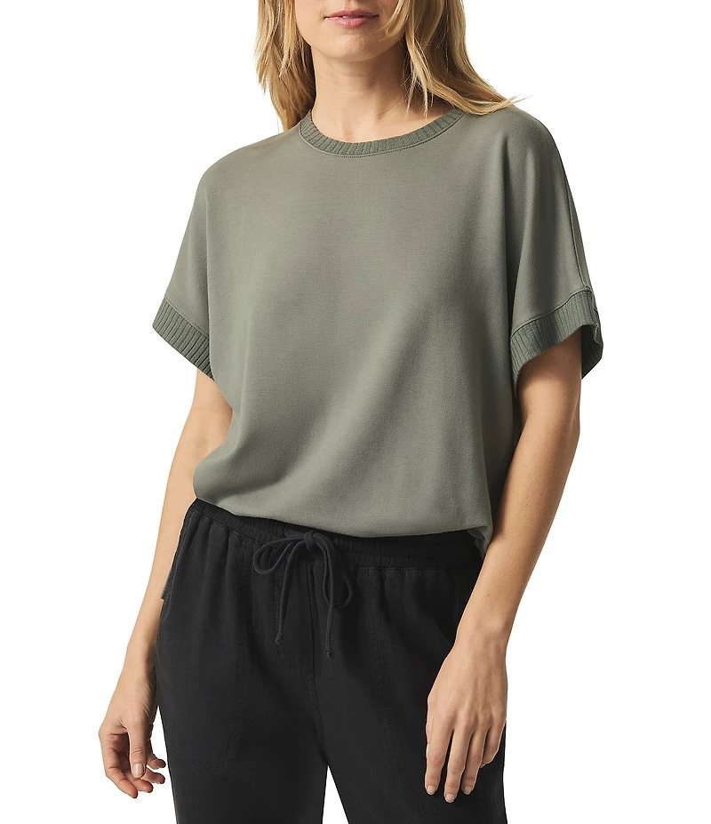 Splendid Eco Super Soft Knit Crew Neck Short Sleeve Tee