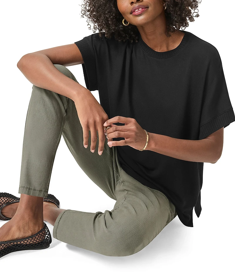 Splendid Eco Super Soft Knit Crew Neck Short Sleeve Tee