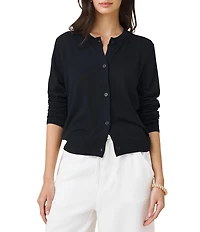 Splendid Erica Knit Crew Neck Long Sleeve Cardigan