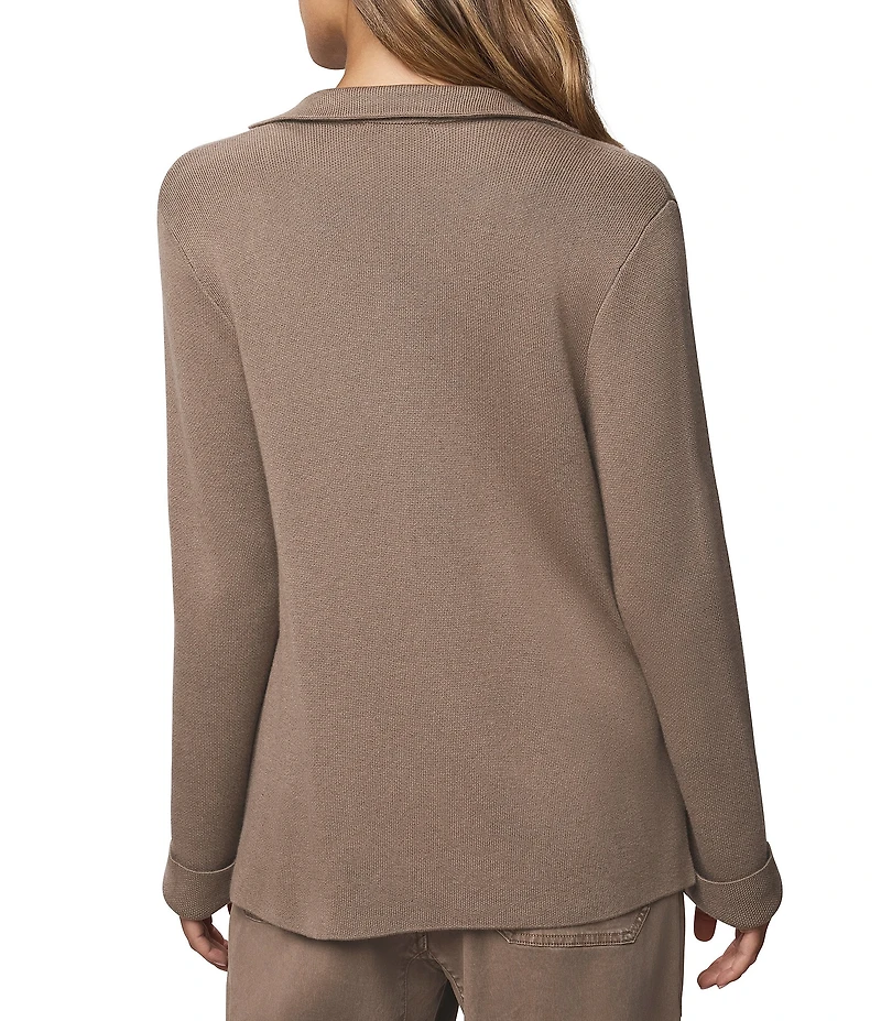 Splendid Estelle Notch Collar Long Sleeve Cardigan Jacket