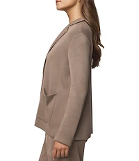 Splendid Estelle Notch Collar Long Sleeve Cardigan Jacket