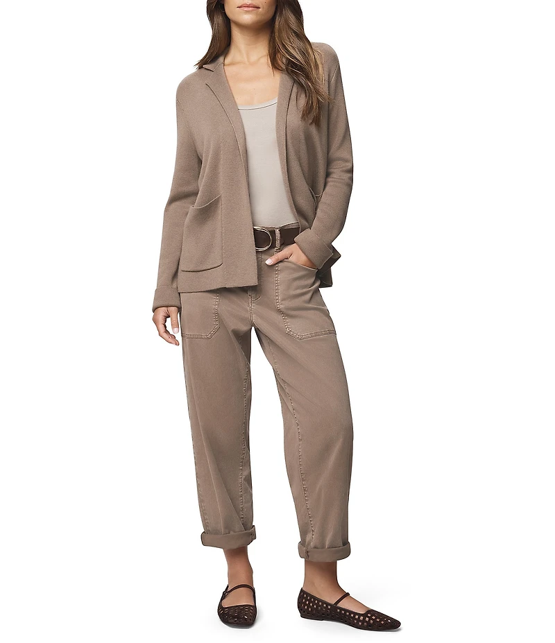 Splendid Estelle Notch Collar Long Sleeve Cardigan Jacket