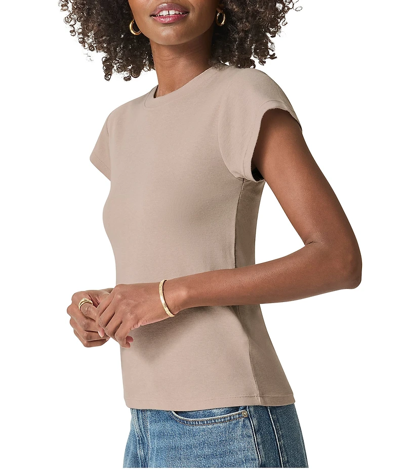 Splendid Faye Crew Neck Short Sleeve Tee