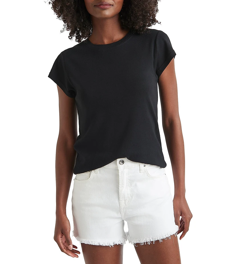 Splendid Faye Crew Neck Short Sleeve Tee