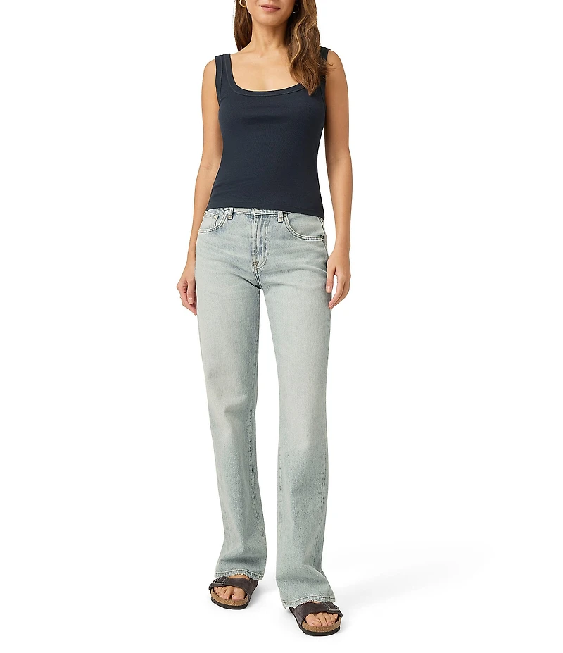 Splendid Faye Knit Scoop Neck Sleeveless Tank Top