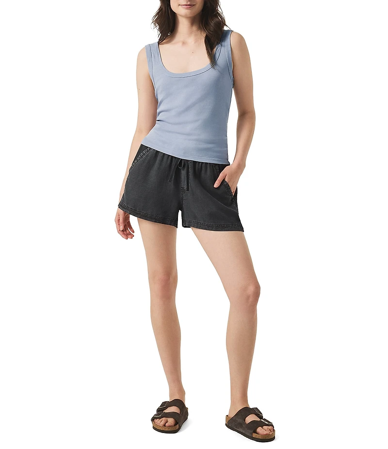 Splendid Faye Knit Scoop Neck Sleeveless Tank Top