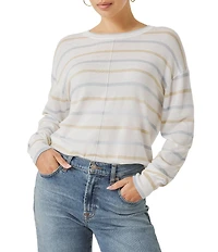 Splendid Finn Stripe Long Sleeve Top