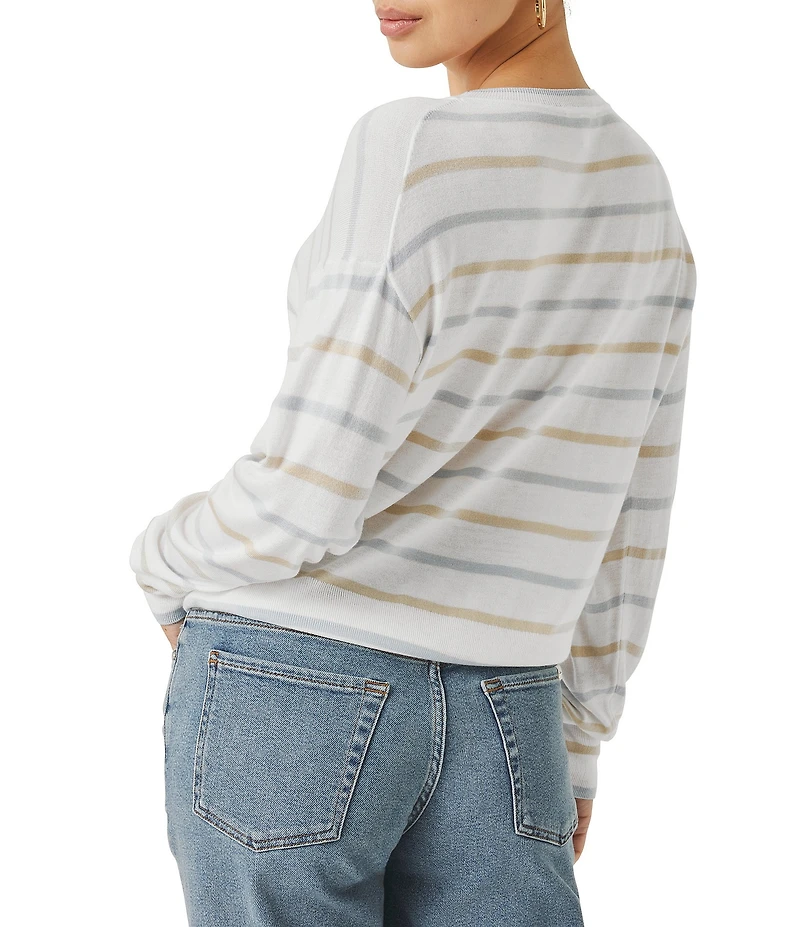 Splendid Finn Stripe Long Sleeve Top