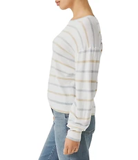 Splendid Finn Stripe Long Sleeve Top