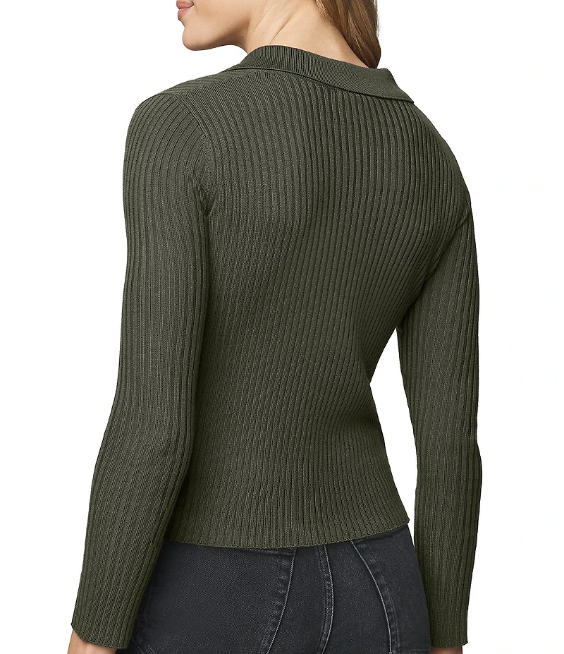 Splendid Georgie Cashmere Blend Knit Collar V-Neck Long Sleeve Cardigan