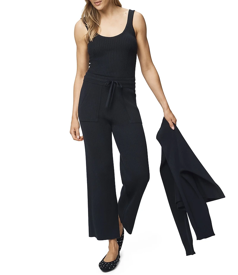 Splendid Georgie Coordinating Knit Scoop Neck Sleeveless Tank Top