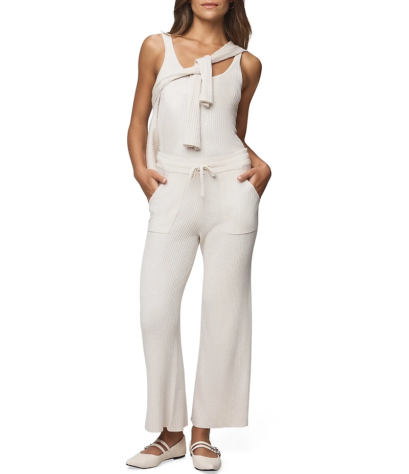 Splendid Georgie Coordinating Knit Scoop Neck Sleeveless Tank Top