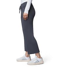 Splendid Georgie Ribbed Knit Mid Rise Lounge Ankle Pants