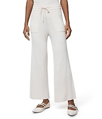 Splendid Georgie Ribbed Knit Mid Rise Lounge Ankle Pants