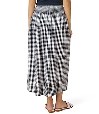 Splendid Gigi Gingham Midi Skirt