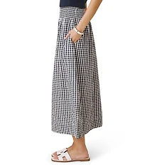 Splendid Gigi Gingham Midi Skirt