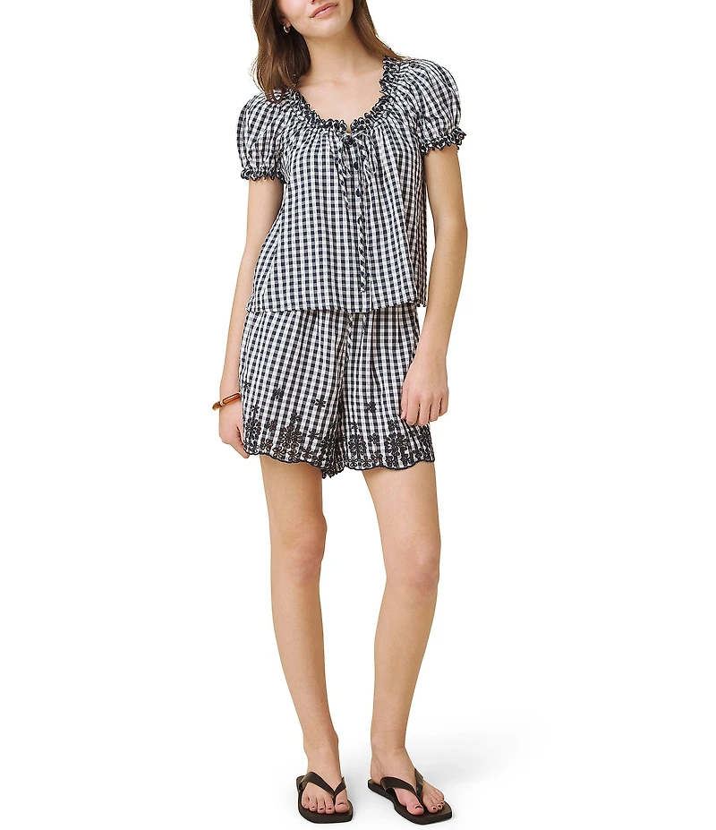 Splendid Gigi Gingham Shorts