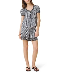 Splendid Gigi Gingham Shorts