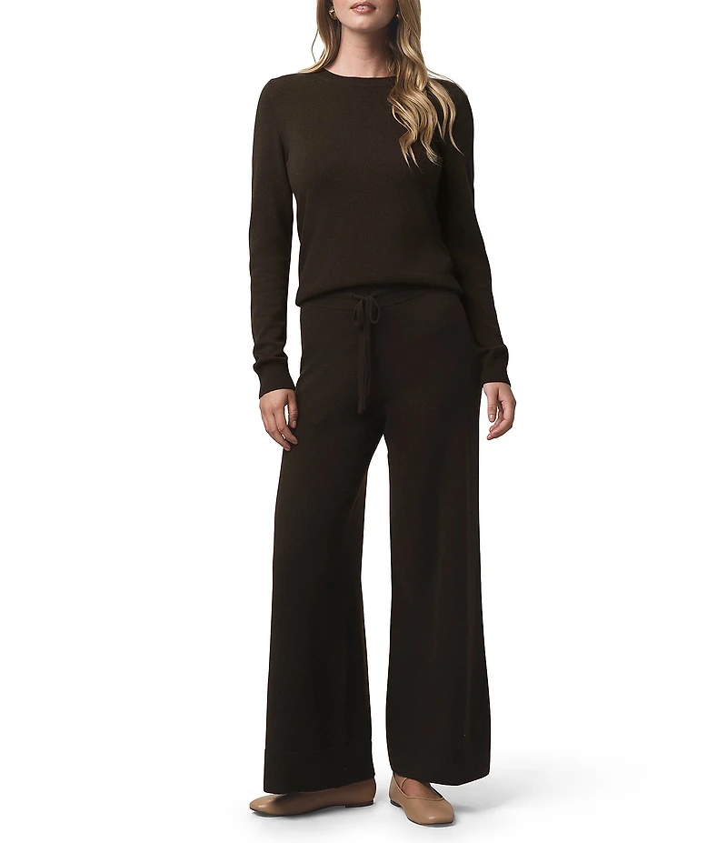 Splendid Hannah Coordinating Sweater Mid Rise Lounge Full Length Wide Leg Pants