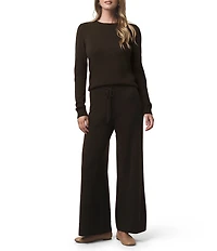 Splendid Hannah Coordinating Sweater Mid Rise Lounge Full Length Wide Leg Pants