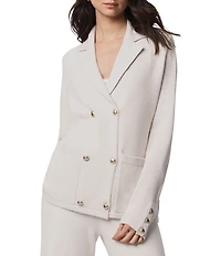 Splendid Hannah Knit Notch Collar Long Sleeve Sweater Blazer