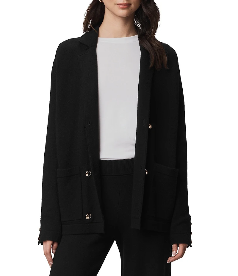 Splendid Hannah Knit Notch Collar Long Sleeve Sweater Blazer