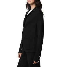 Splendid Hannah Knit Notch Collar Long Sleeve Sweater Blazer